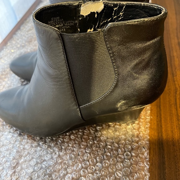 Nine West leather wedges booties - Picture 4 of 8